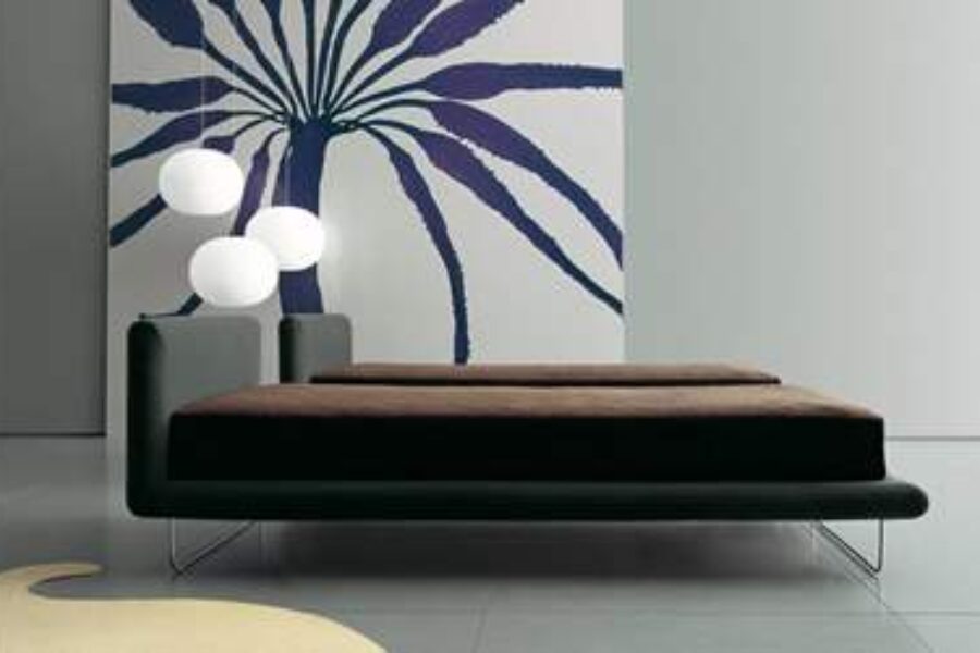 AVALON BED FROM LIVING DIVANI | A SLEEK DESIGN MADE UP OF SINUOUS CONTOURS.