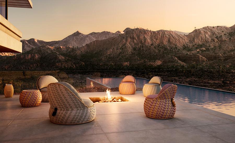 Dedon outdoor chairs