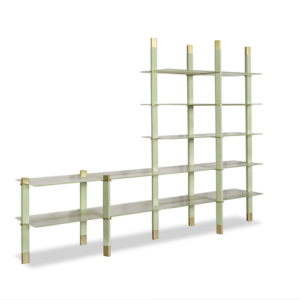 Mikado_Bookcase_KashmirPistache_CompositionA_3-4_R